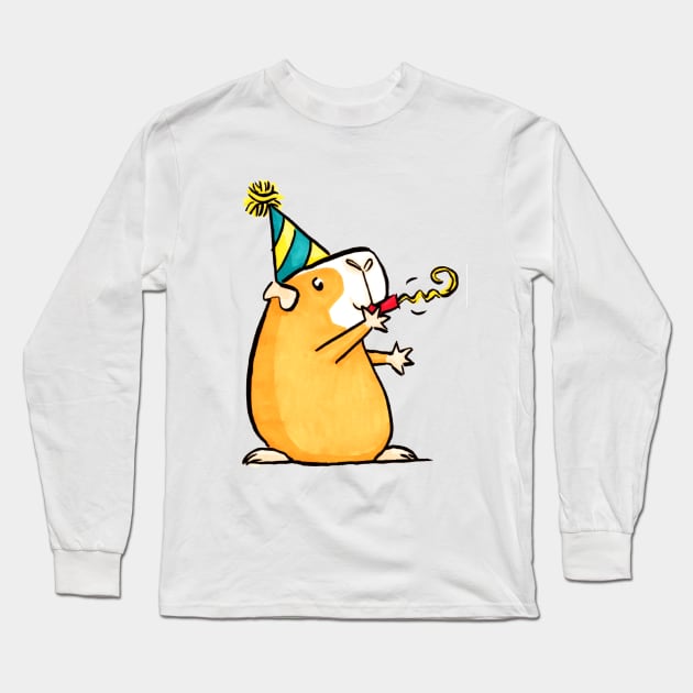 Party Pig Long Sleeve T-Shirt by shiro